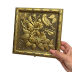 Gold Beauty Flower Keepsake Box Jewelry Box