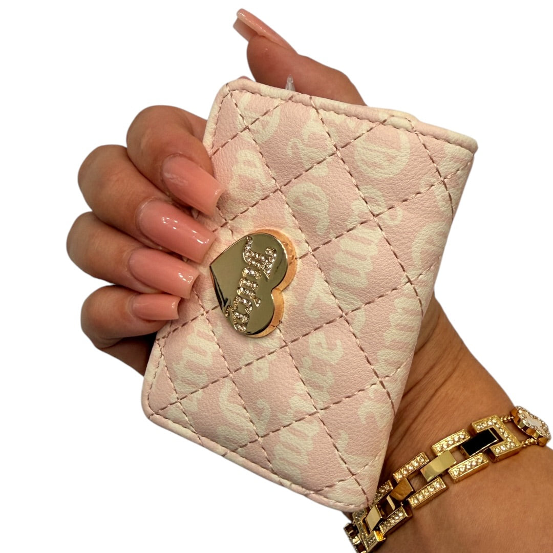 Juicy Couture Gold Heart Mini Wallet