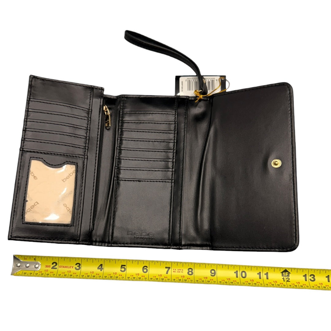Risen Black Bebe Trifold Wallet