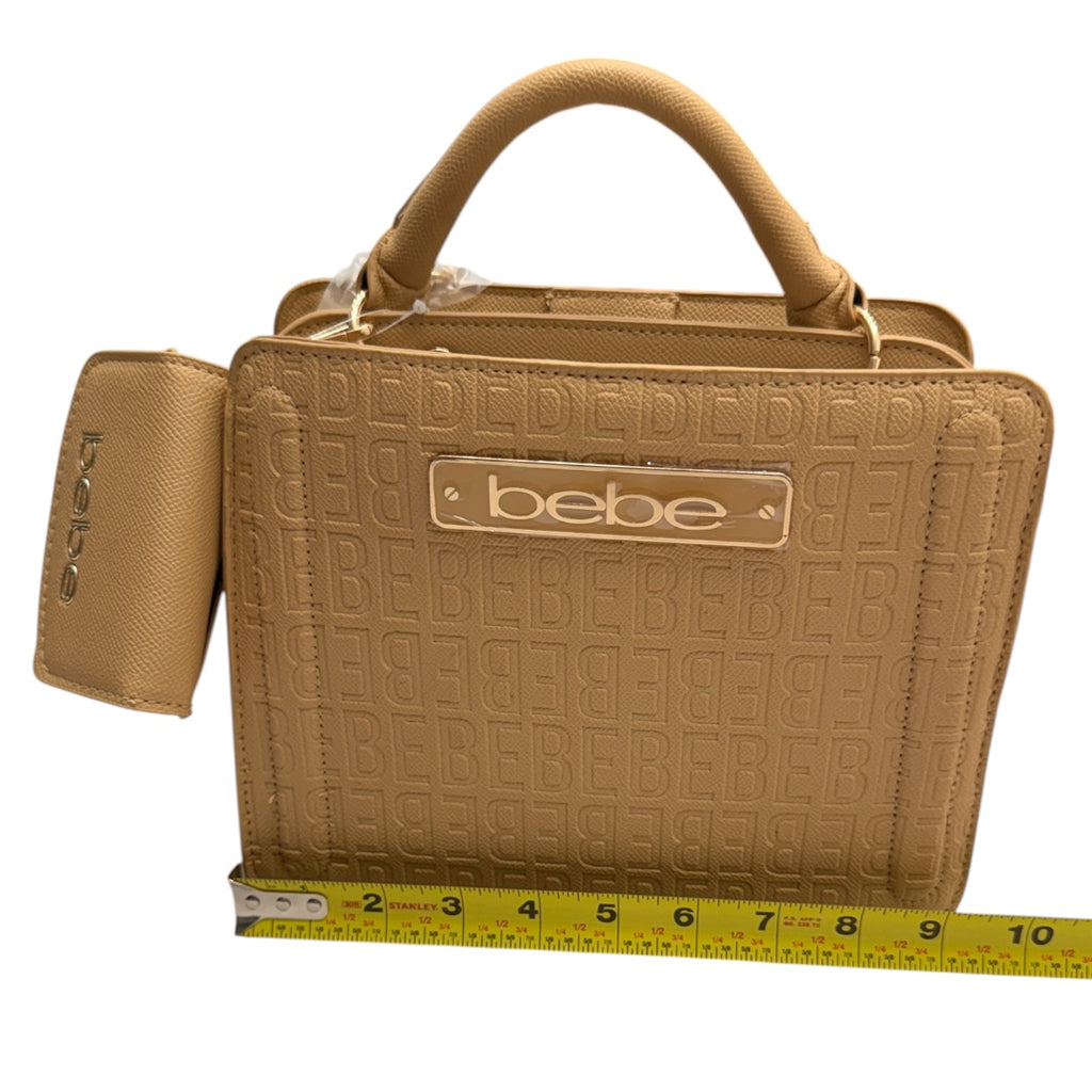Tan Bebe Handbag with Change Purse Crossbody Bag & Single Handle