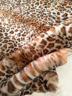 Leopard Fux Rug Soft 21x71 inches