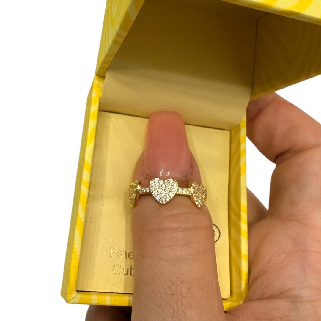 Gold My Heart Ring Size 8