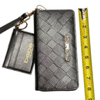 Space Gray Shimmer BeBe Wallet with Cardholder