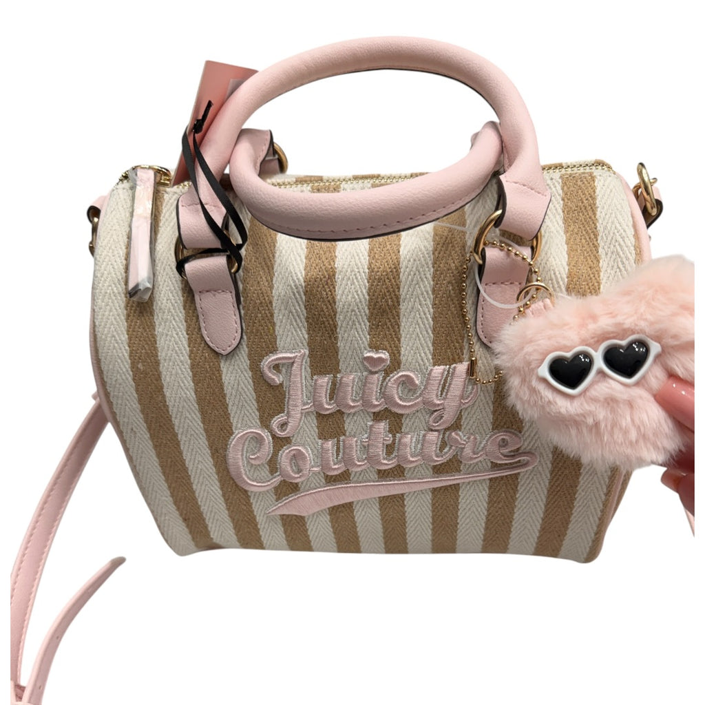 Pink & Tan I’m So Adorable Juicy Couture Handbag