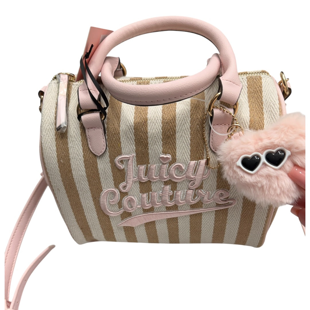 Pink & Tan I’m So Adorable Juicy Couture Handbag