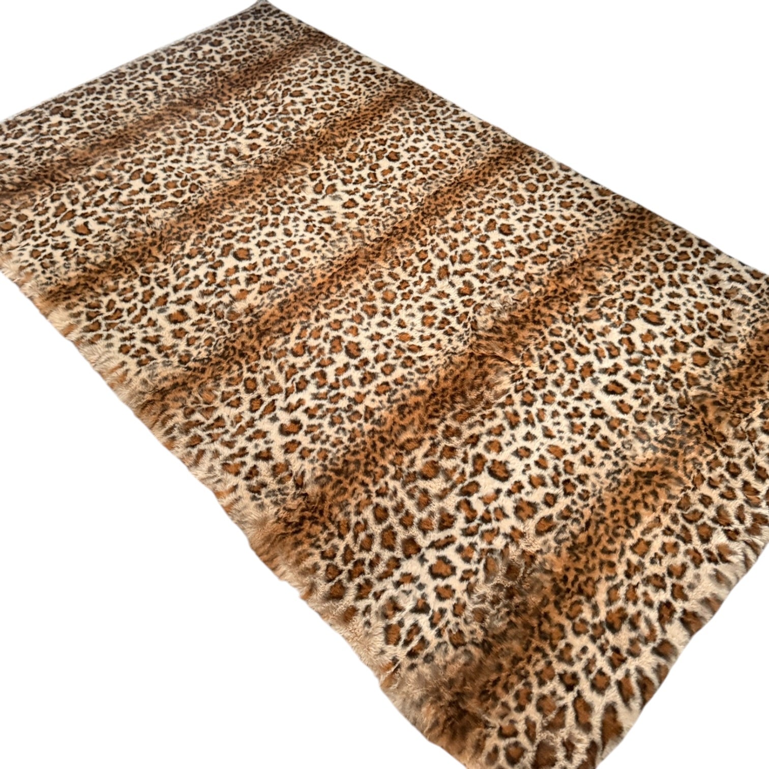 Leopard Fux Rug Soft 39x65 inches