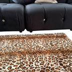 Leopard Fux Rug Soft 30x47 inches